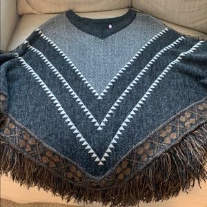 Beautiful Warm Winter Poncho